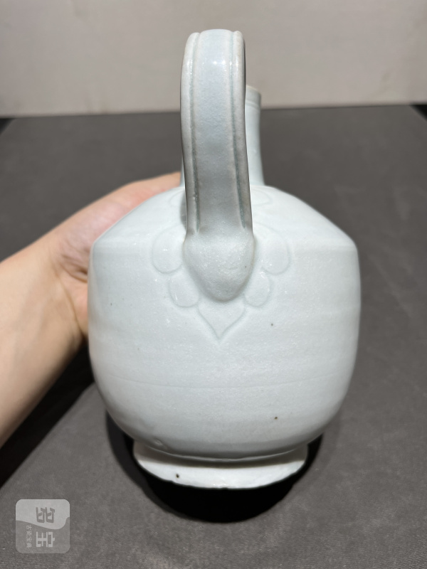 明 湖田狮钮盖执壶和温碗（一套） - 图8